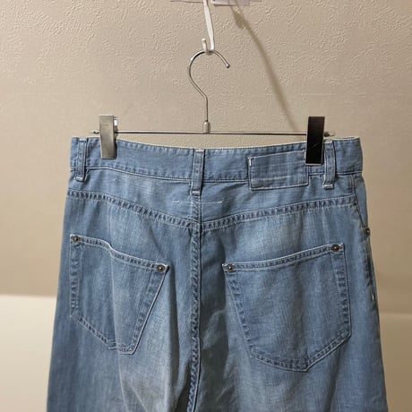 新品 mm6 maison margiela 2019ss light oz wide denim