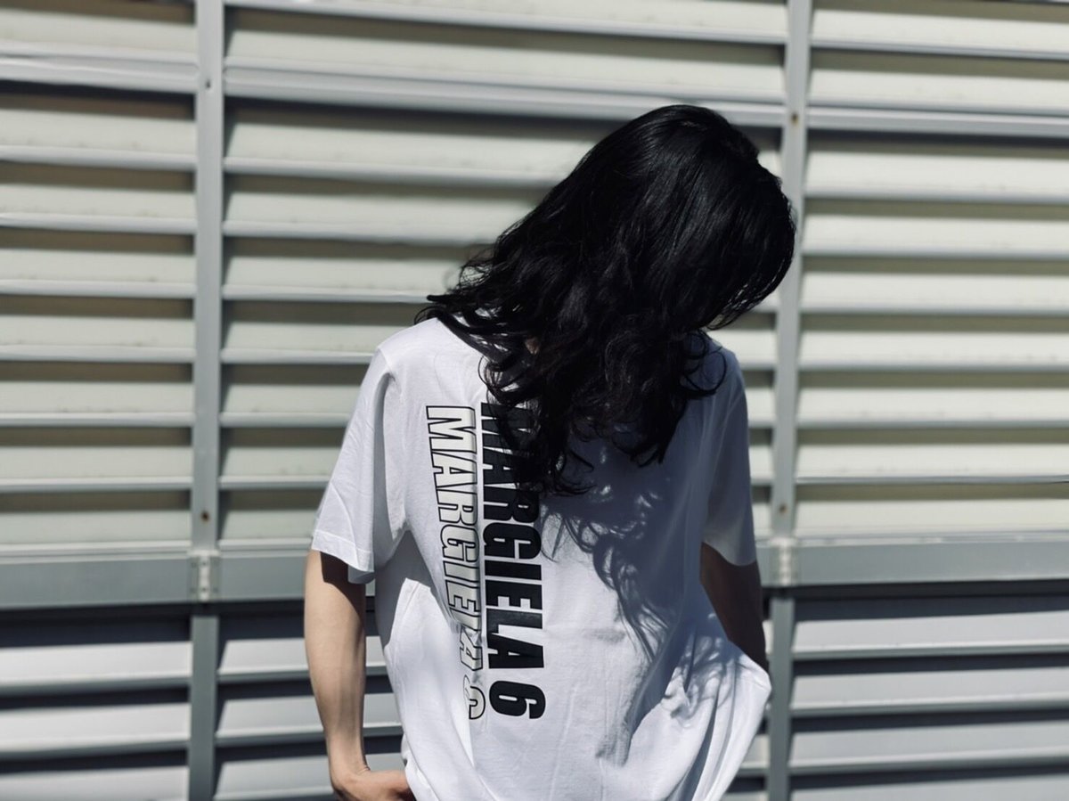 新品 mm6 maison margiela 2021ss over size logo to 新品 mm6 maison margiela 2021ss over size logo to