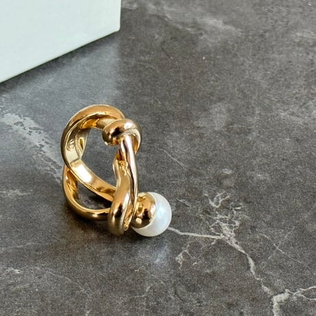 maison margeait "ここのえ期" pearl ring