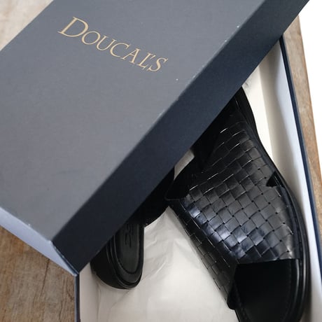 新品 Made in Italy DUCAL intrecciato leather sandals 42