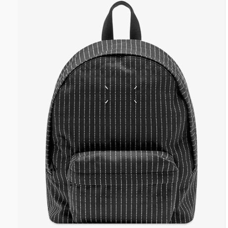 新品 maison margiela 2020aw logo back pack black