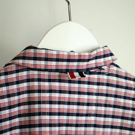 新品 thom browne check set up