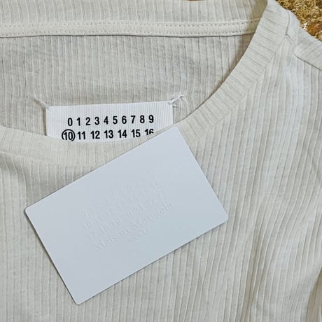 新品 maison margiela 2019ss thermal rib knit XS