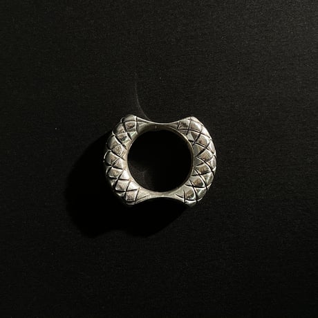 bottega veneta 2020ss silver ring 12号