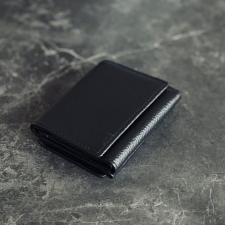 【final price】sample "シボ革” leather wallet