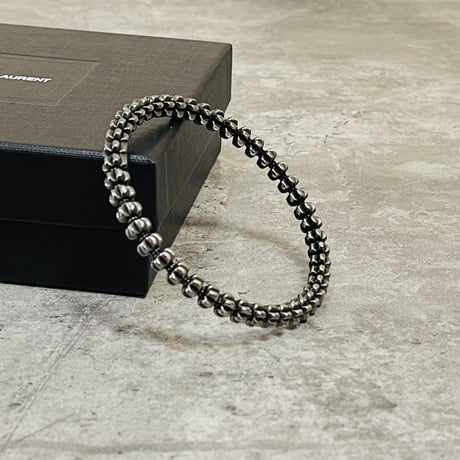 新品 saint laurnt 2021aw silver bracelet