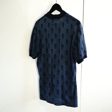 alexander mcqueen scull motifa polo shirt