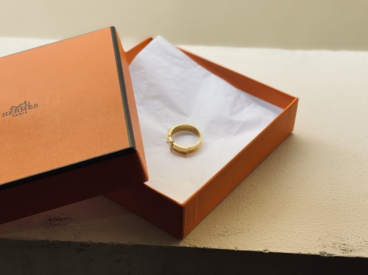 エレガントな逸品♪【HERMES】リング ゴールド hermes gold ring | requality