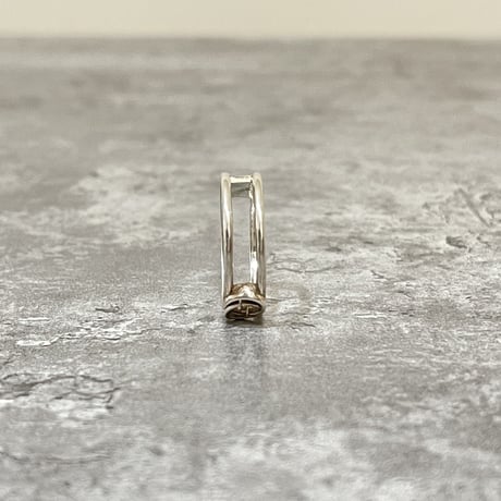 gucci interlocking logo silver ring 21号
