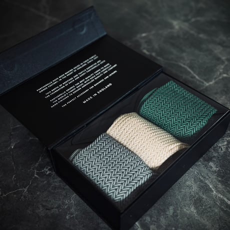 新品 pantherella “英国製”socks ×3 gift box