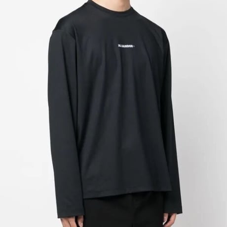 新品 jilsander + 2023ss over size logo polyester tops M