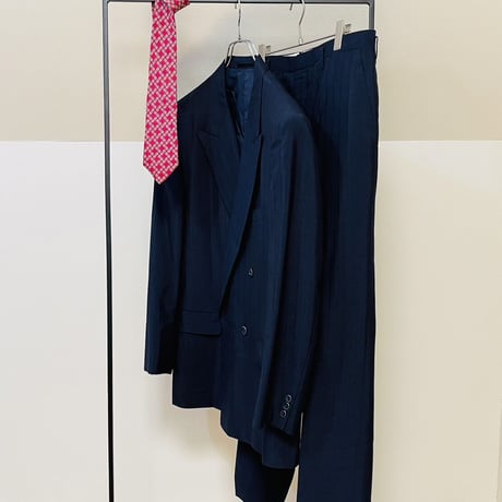setup suit + hermes necktie #16