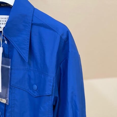 新品 maison margiela 2019ss nylon blue jacket 38