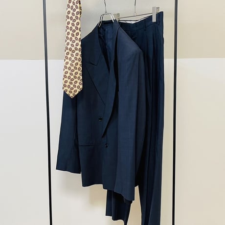 setup suit + hermes necktie #13