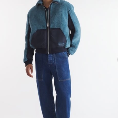 新品 maison kitsune fleece blouson