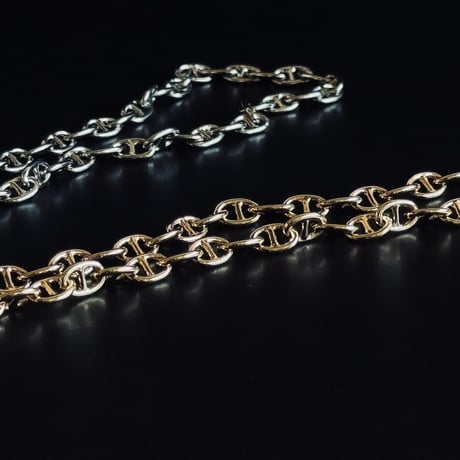 price down !!!!【import factory sample】anchor chain necklace silver