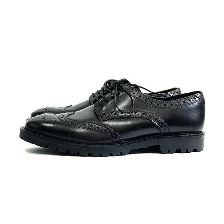 新品 made in Italy wing tip dress shose