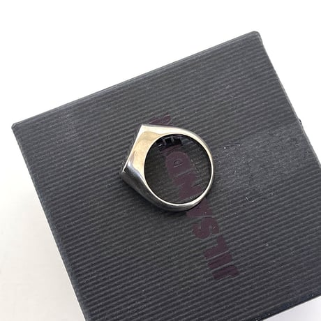 新品 2019aw jilsander signet ring silver 21号