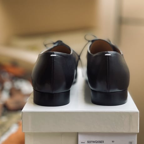新品 maison margiela 2021ss leather dress shose