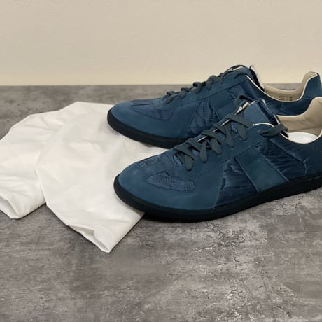 新品 maison margiela replica german trainer blue 42