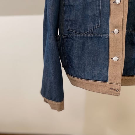 新品 mm6 maison margiela 2020aw reversible denim jacket 40