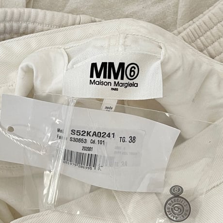 新品 mm6 maison margiela 2020ss wide denim 38
