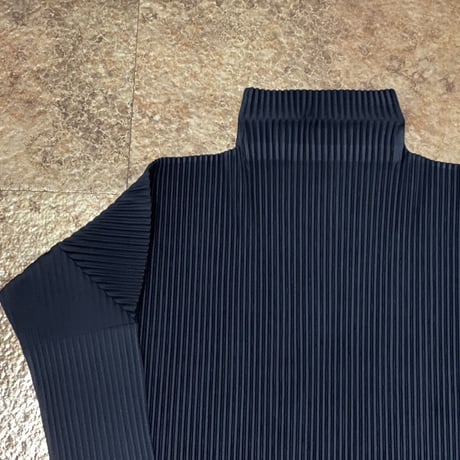 新品 homme plisse issey miyake 2022aw pleats high neck sweater