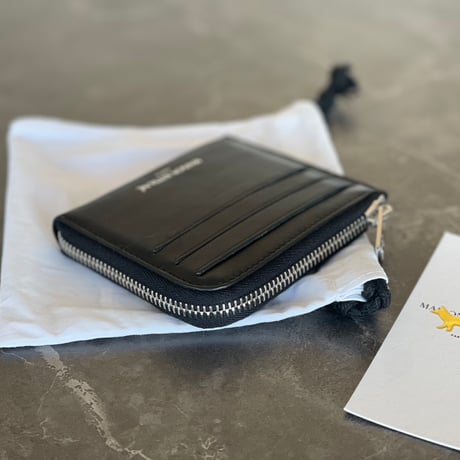 新品 maison kitsune 2023aw leather wallet