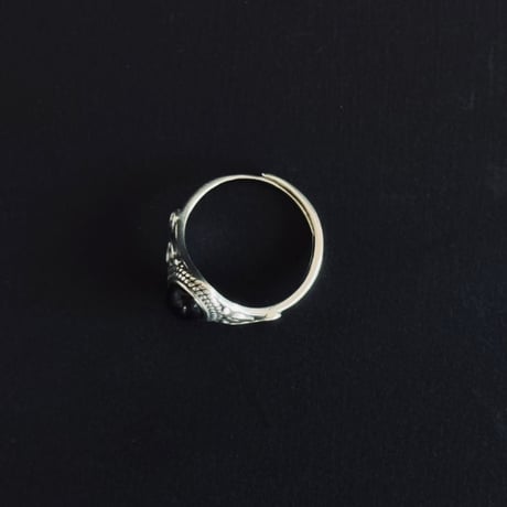 【more price down】factory sample "black onyx" silver 925 ring