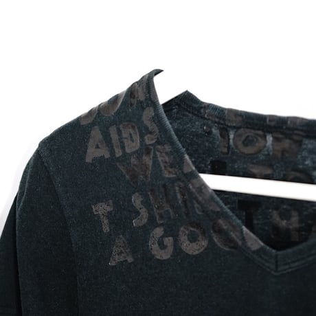 maison margiela ”AIDS T"  black