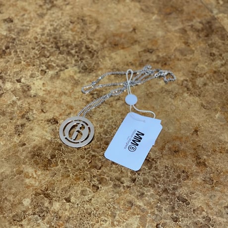 新品 mm6 maison margiela 2019aw necklace silver