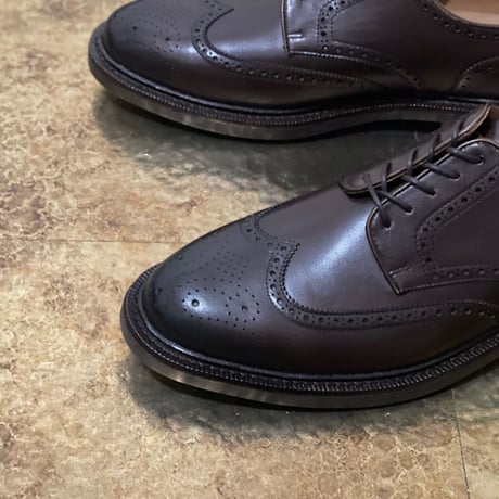 新品 polo ralph lauren 2021aw wing tip dress shose brown 43