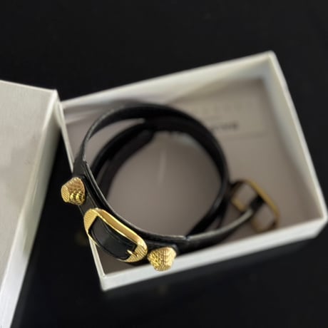 balenciaga leather bracelet