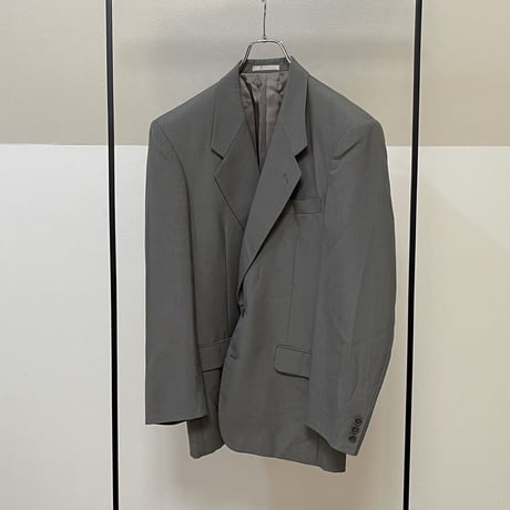 setup suit + hermes necktie #11