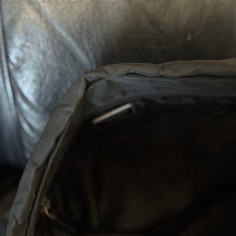 prada nylon logo shoulder bag black D