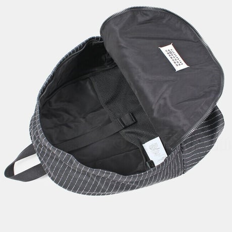 新品 maison margiela 2020aw logo back pack black