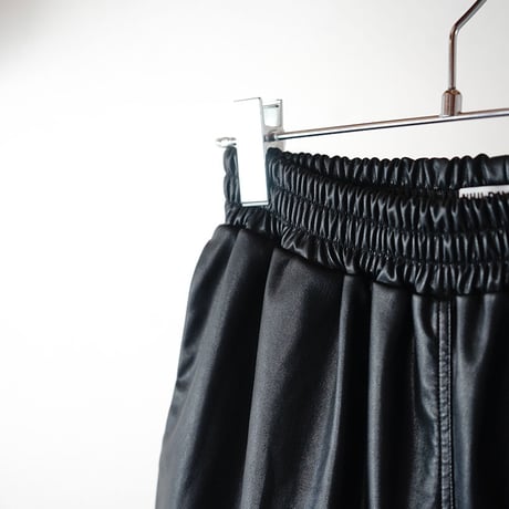 NHUDUONG fake leather eazy pants
