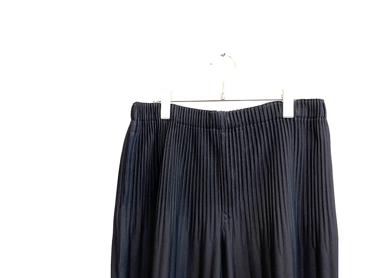 homme plisse issey miyake pants black size 3 |