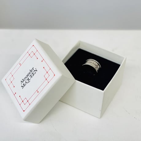 新品 alexander mcqueen 2021aw silver ring