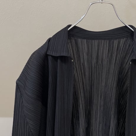 issey miyake pleats zip jacket