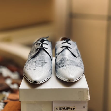 新品 maison margiela 2021ss "penki" leather shose