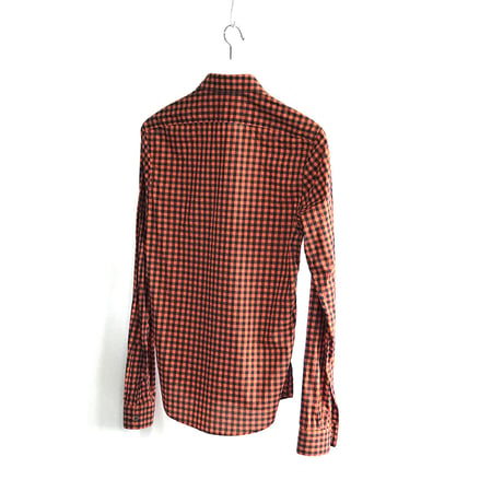 未使用 krisvanassche check shirt
