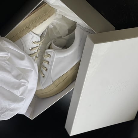 新品 maison margiela 2021ss platform leather sneakers 43