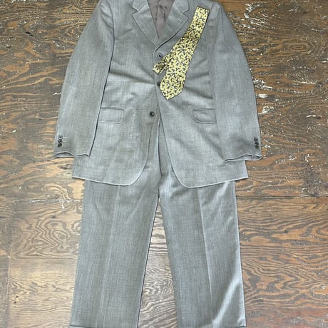 setup suit + hermes necktie #12