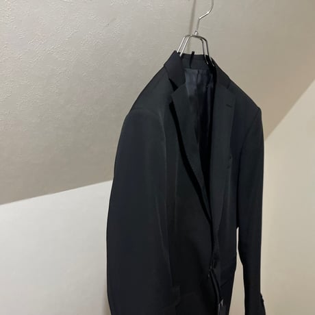 新品 made in Italy set up suit black 48