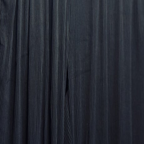【update】factory sample pleats wide pants black