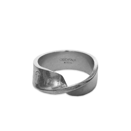新品 maison margiela 2022aw twist silver ring