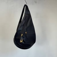 loewe leather bag "anton" one shoulder black