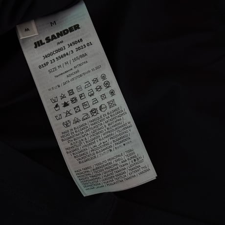 新品 jilsander organic cotton logo tops