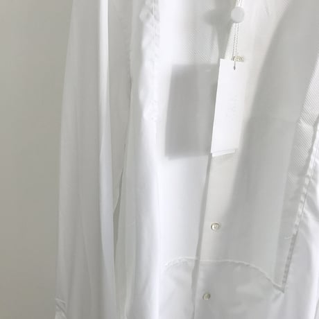 新品 maison margiela 2019ss tack dress shirt white 44